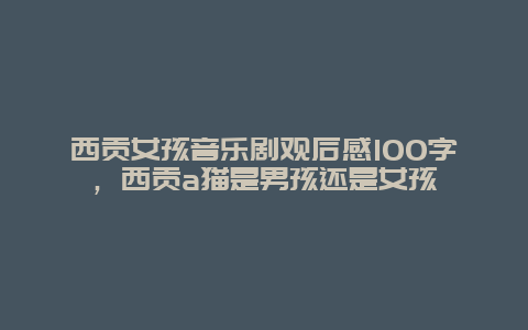 西贡女孩音乐剧观后感100字，西贡a猫是男孩还是女孩