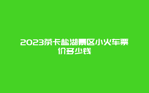 2023茶卡盐湖景区小火车票价多少钱