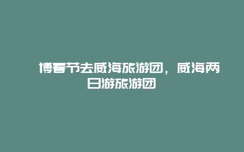 淄博春节去威海旅游团，威海两日游旅游团